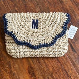 Mark & Graham woven clutch